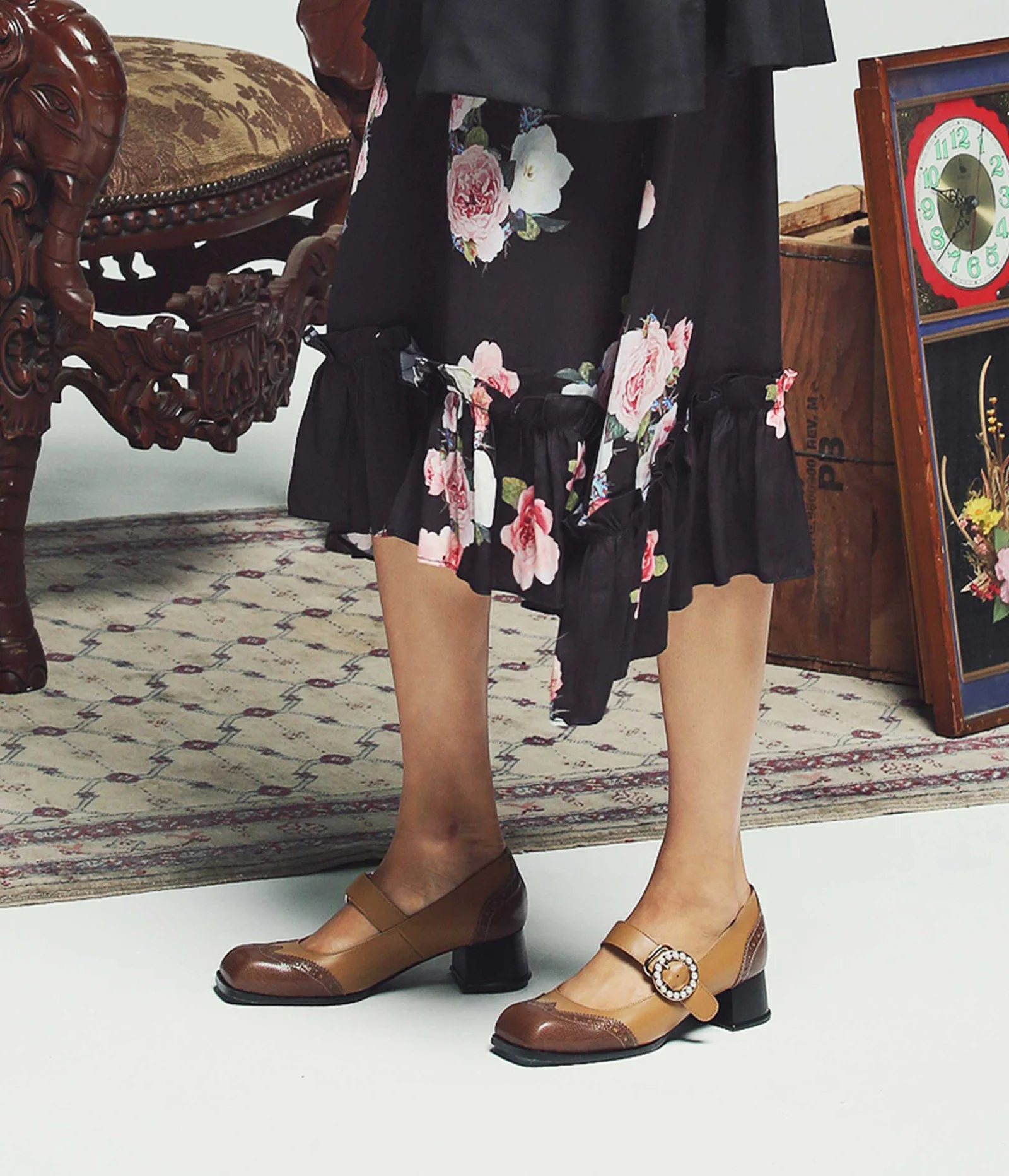 Bobby maryjane shoes Mocha Bobby Mary Jane 摩卡色
