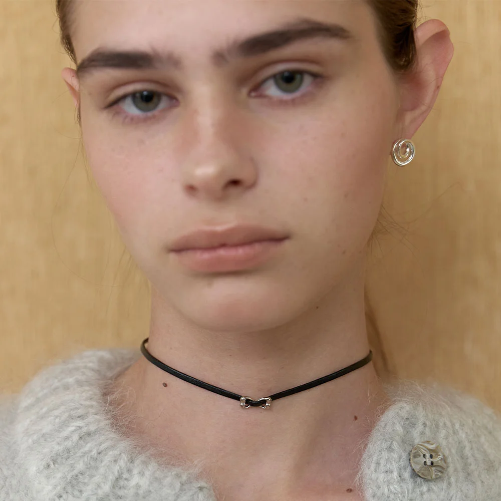 Fly Mont Leather Choker (L253MNK090)