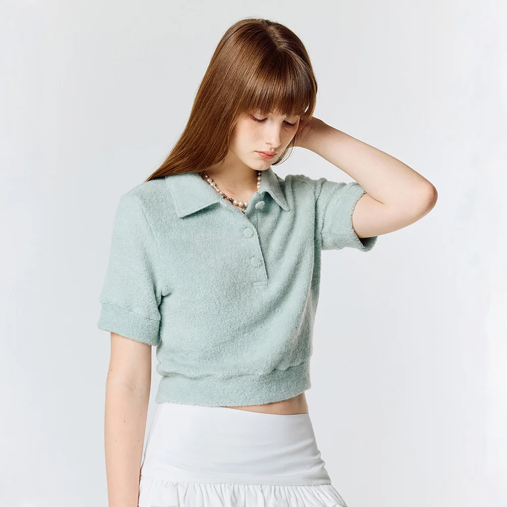 L15 TERRY COLLAR T-SHIRT(MINT)