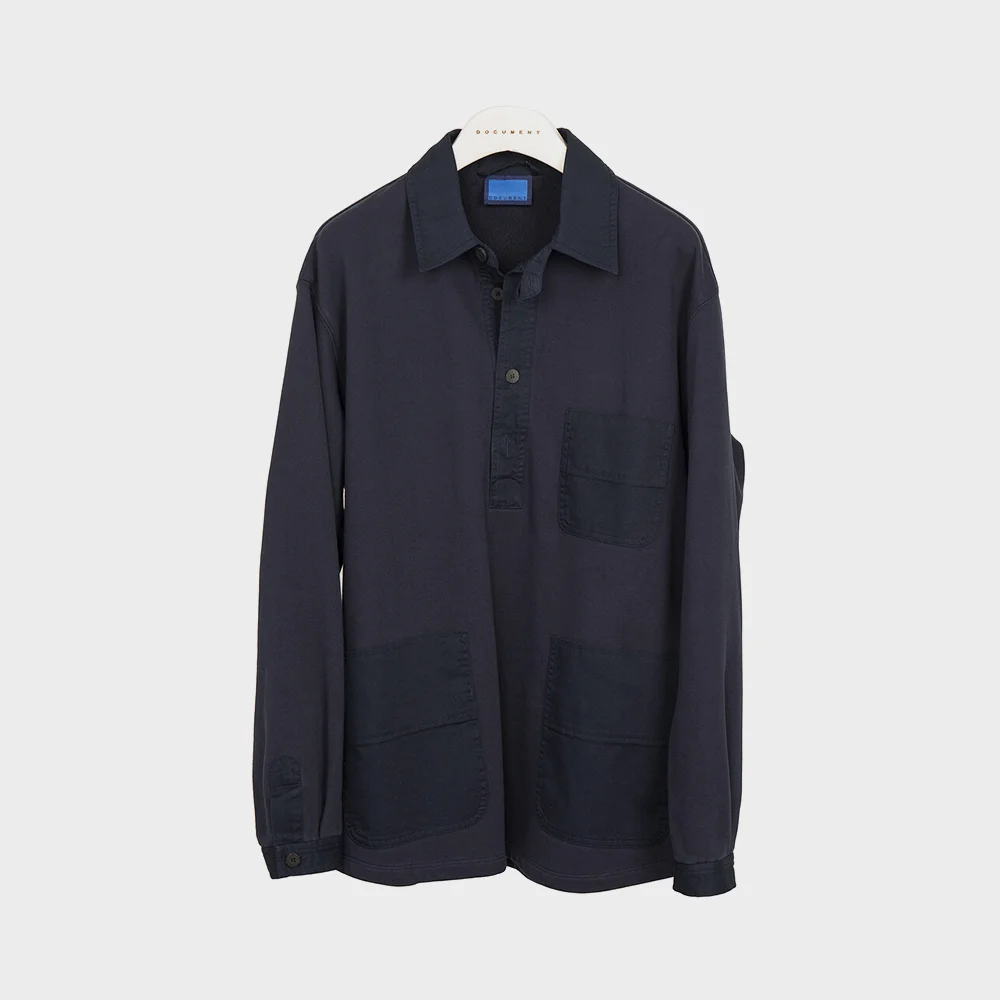 THE DOCUMENT UNION SHIRT (NAVY)