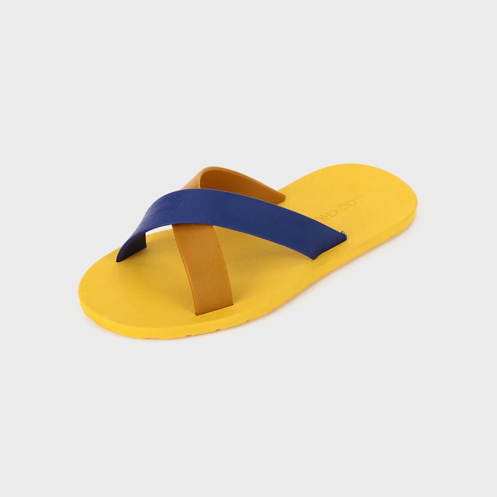 Cross, Yellow-Caramel&Blue