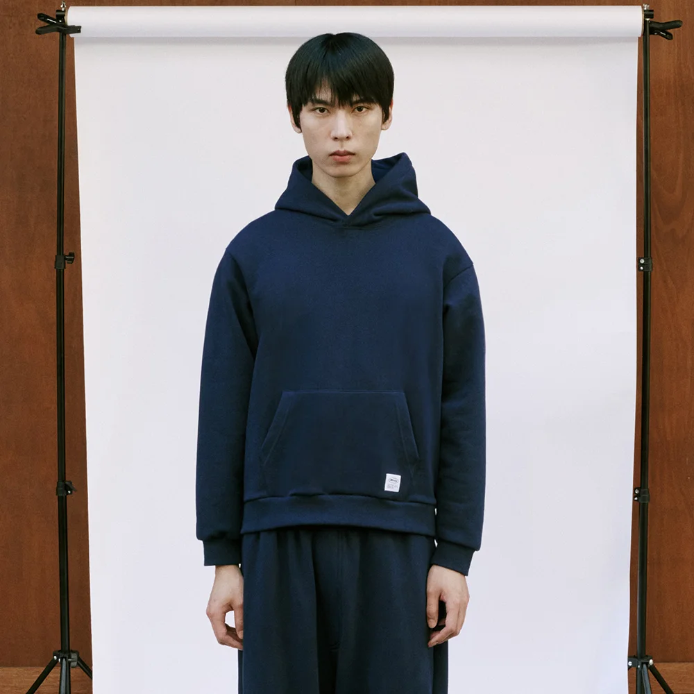 ESSENTIAL CIRCLE HOODIE (AUTHENTIC NAVY)