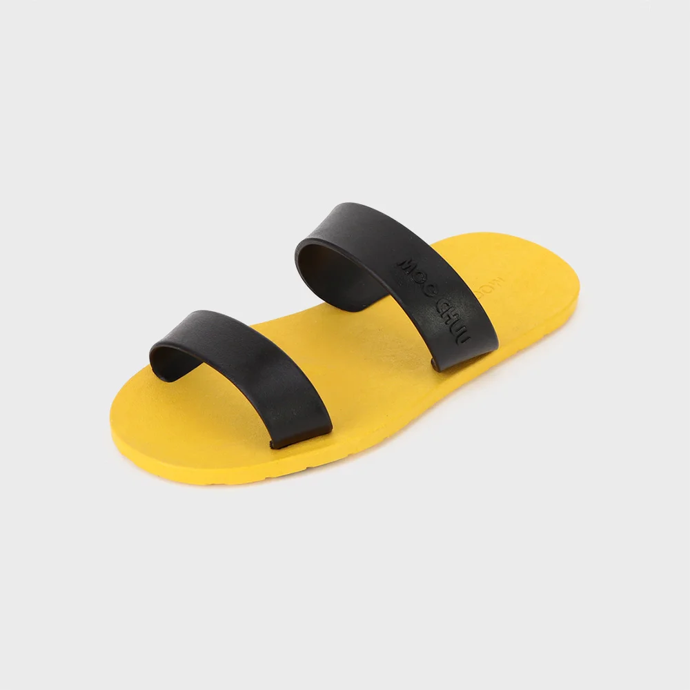 Two Straps, Yellow-Black