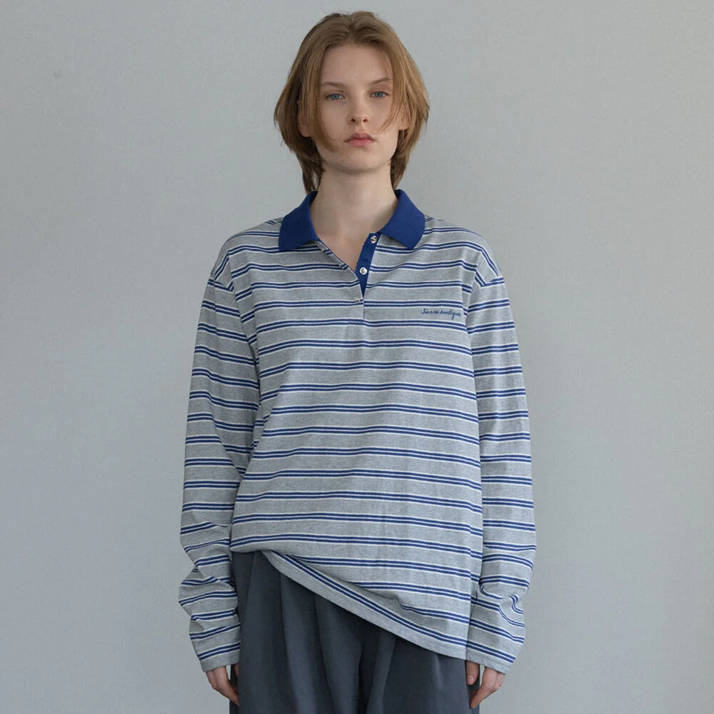 Andy Pique T-shirt (Melange Gray)
