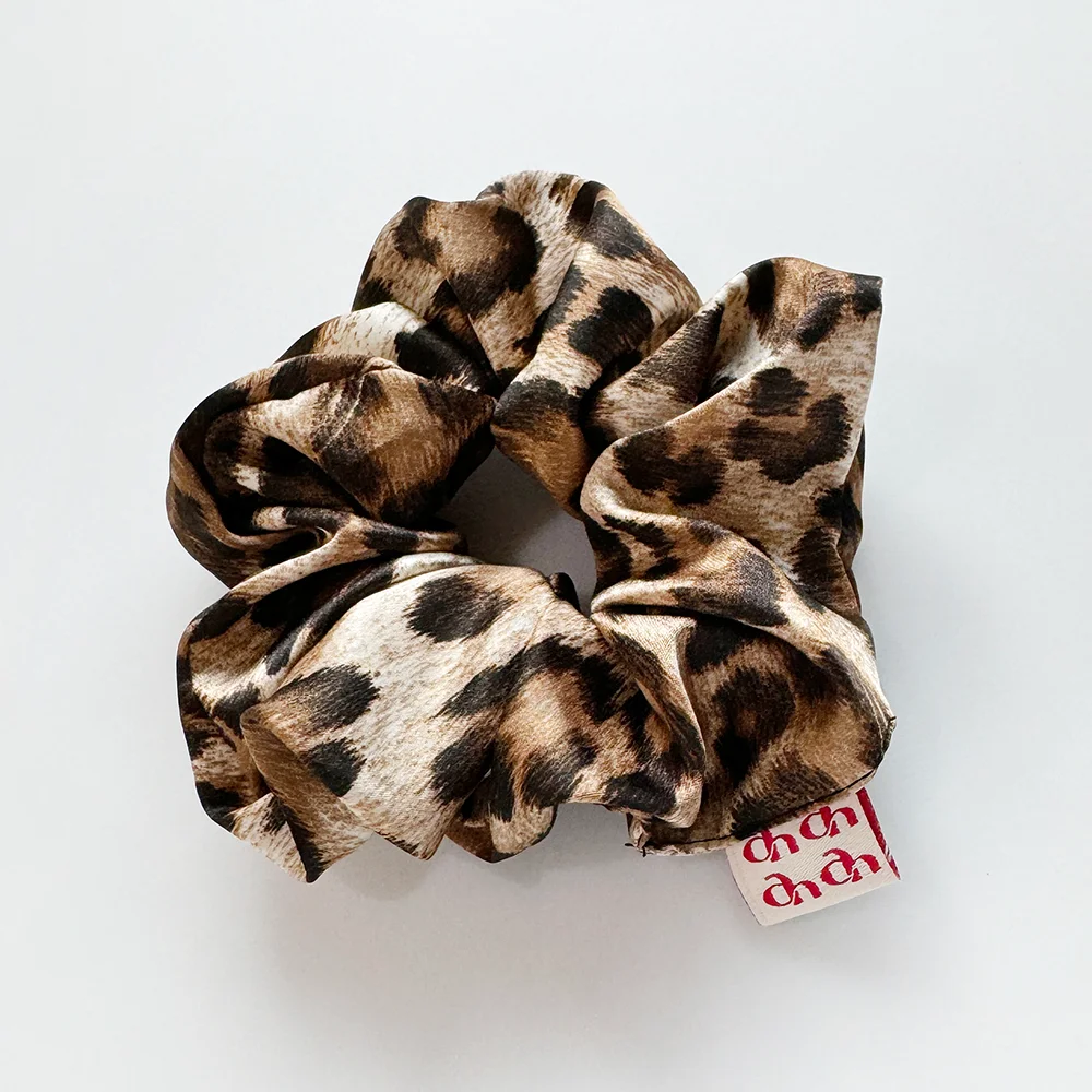 Leopard Scrunchies