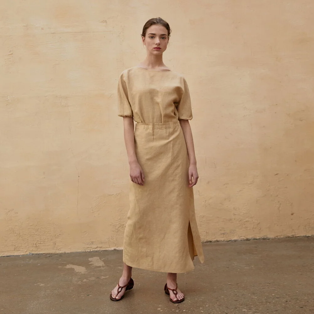 Dress Wrap Beige