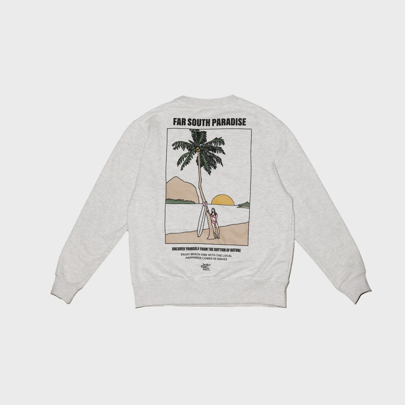 RETRO PARADISE SWEAT SHIRT - GREY 復古 Paradise 衛衣 襯衫 灰色