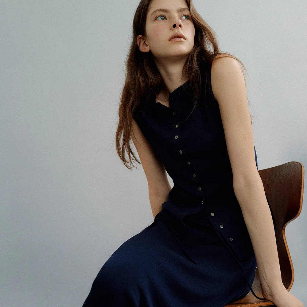 Lido Cap Sleeve Cardigan (Navy)