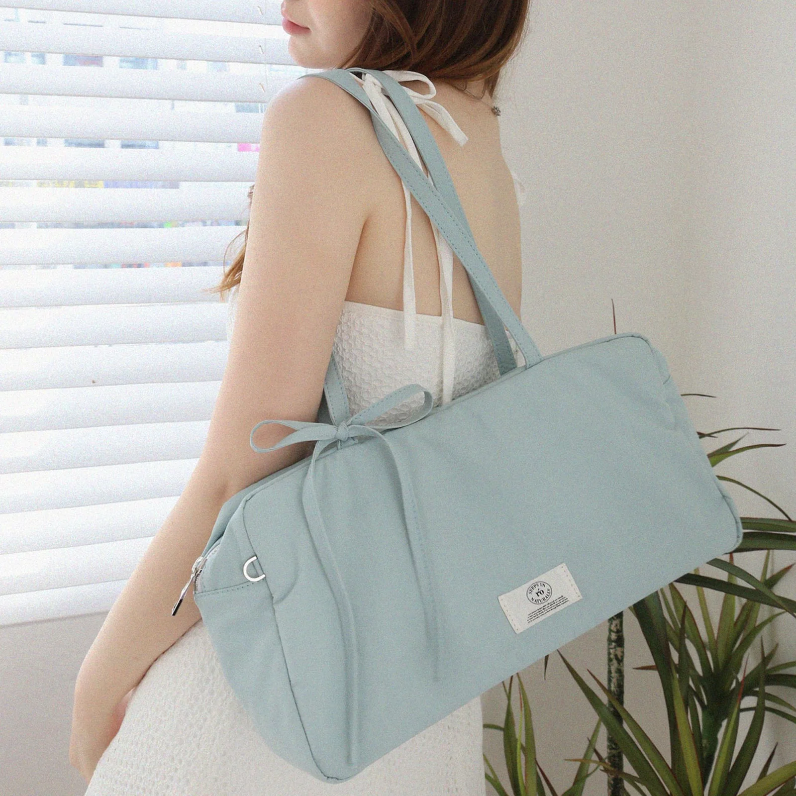 Carton bag(紙箱袋) - Light blue