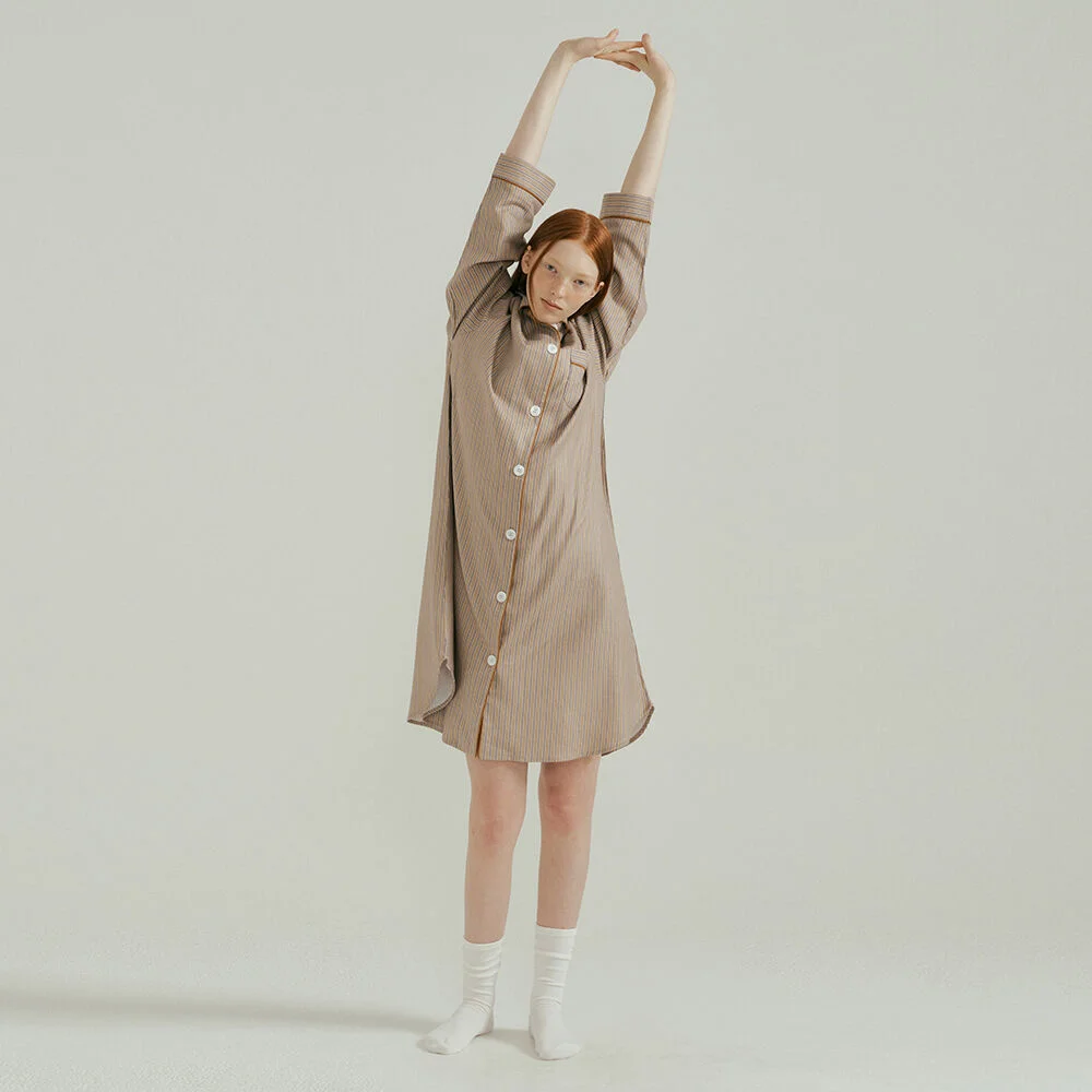 (w) Caramel Lounge Shirt