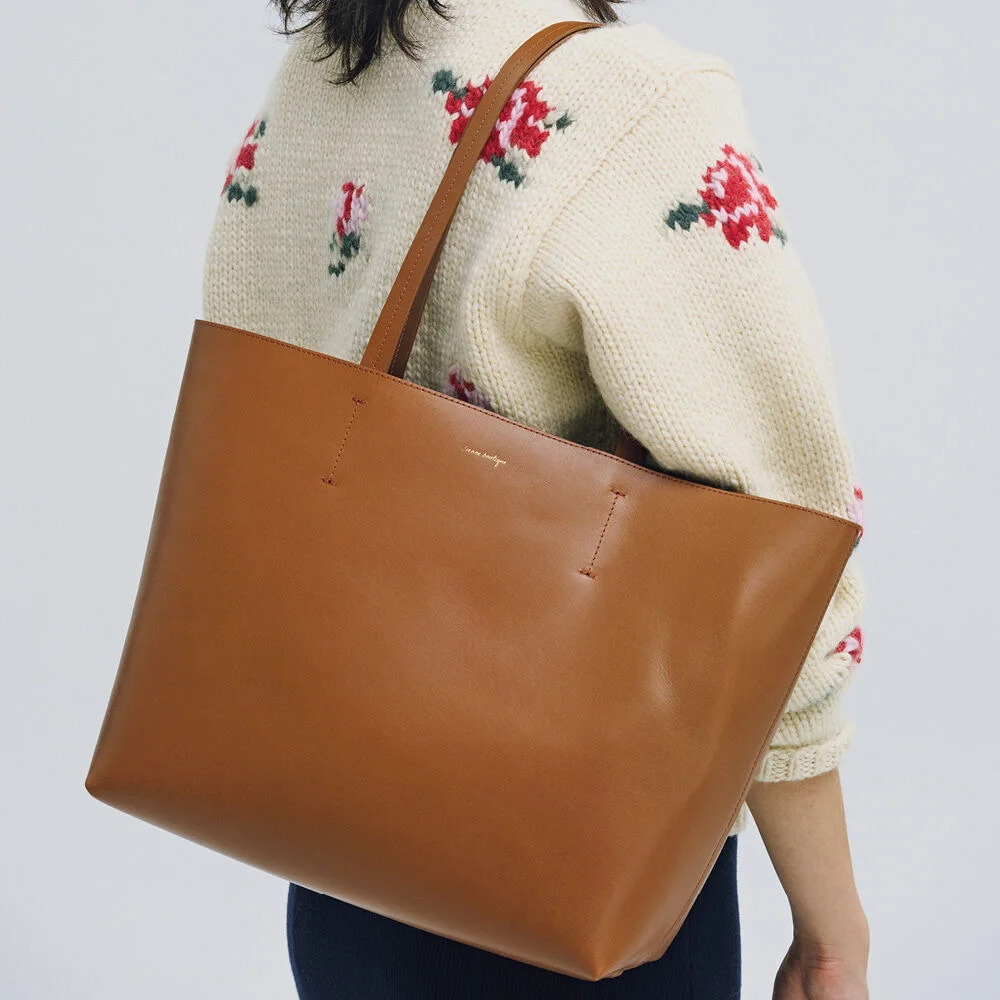 Bato Full Grain Leather Bag (Camel)