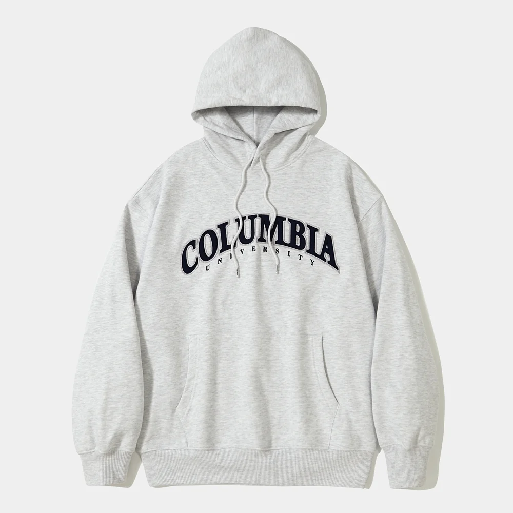 STREET ARCH HEAVY TERRY HOODIE_LIGHT MELANGE