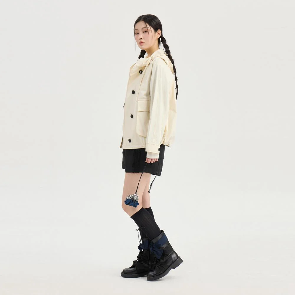 Button Up Big Pocket Jumper (ivory) LFUAM26310IVX
