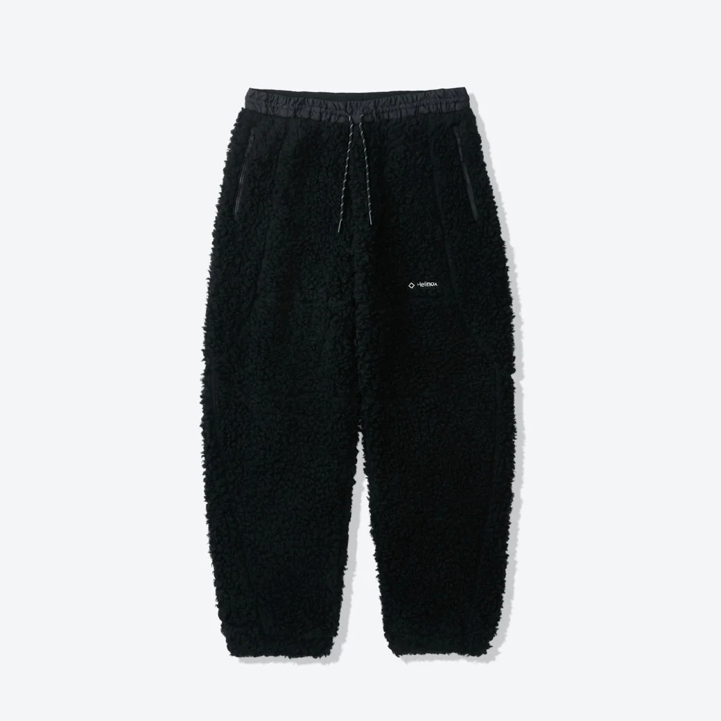 羊毛 搖粒絨 褲子 Black