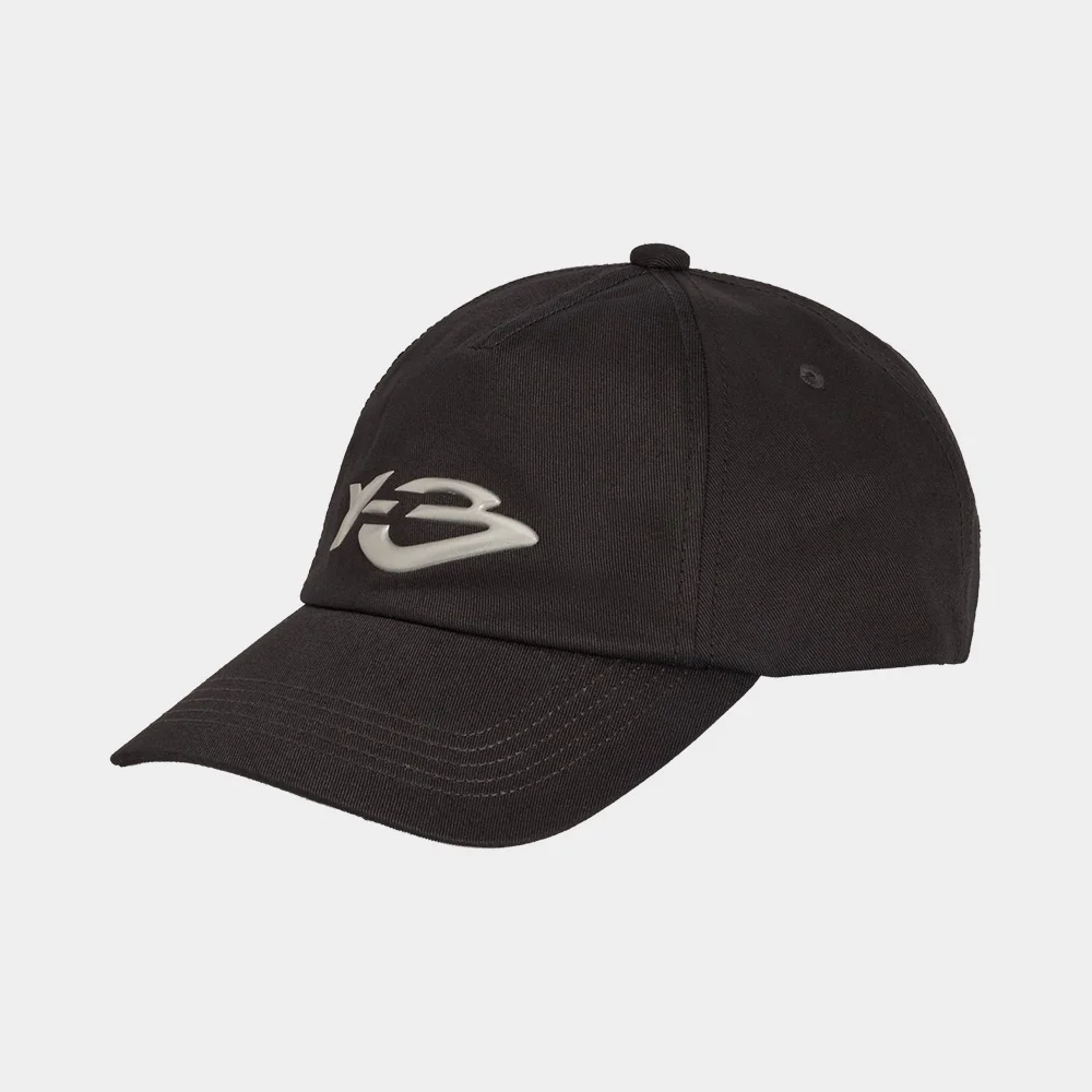 (U) 大 標誌 帽 黑色 Y-3 BIG LG CAP BLACK