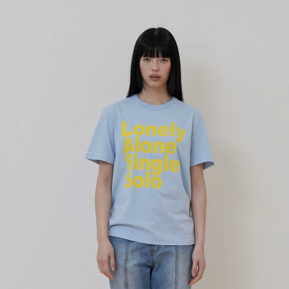 Classic lonley T-shirts, sky