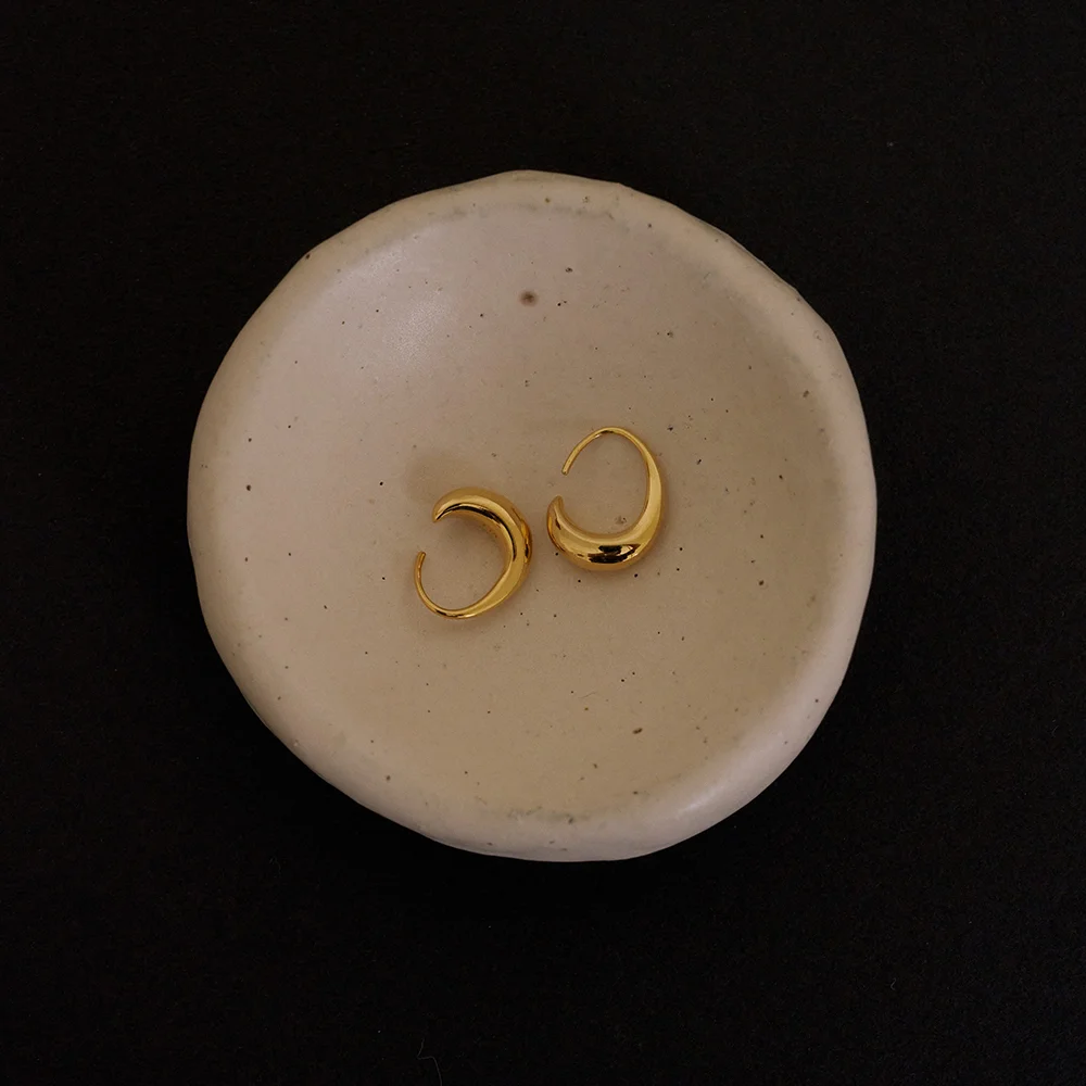 925silver BOLD HOOK EARRINGS