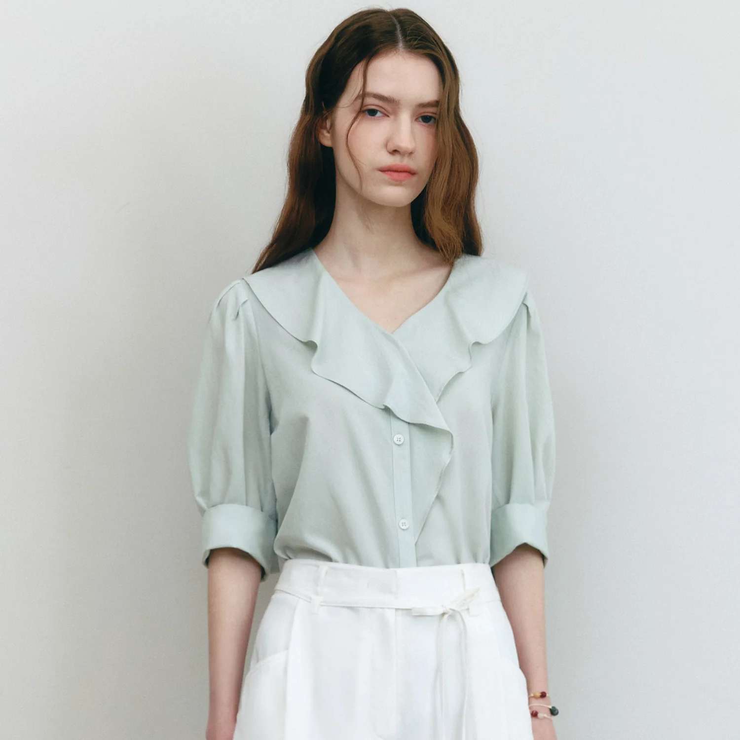 Ruffle Blouse MINT