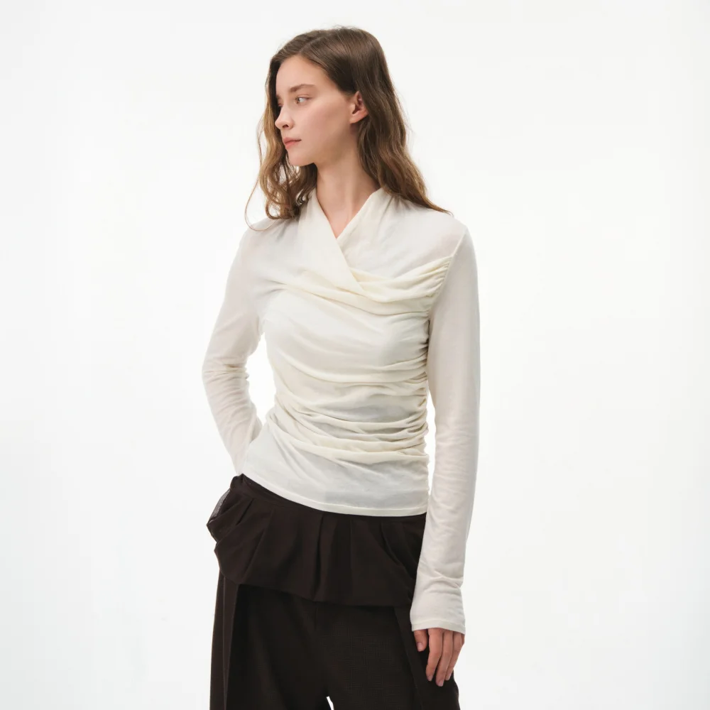 WAVY T-SHIRT (IVORY)