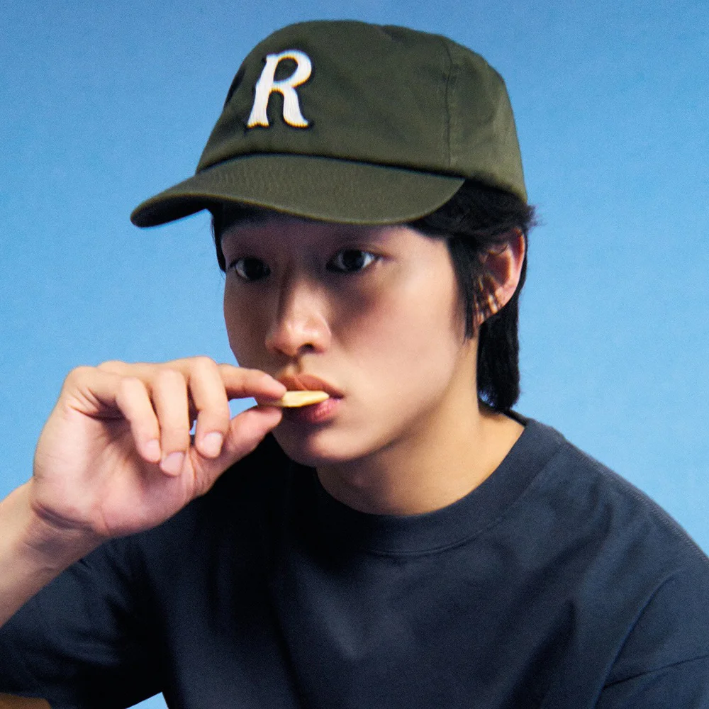 經典傳承 R 貼布繡 棒球帽 Khaki
