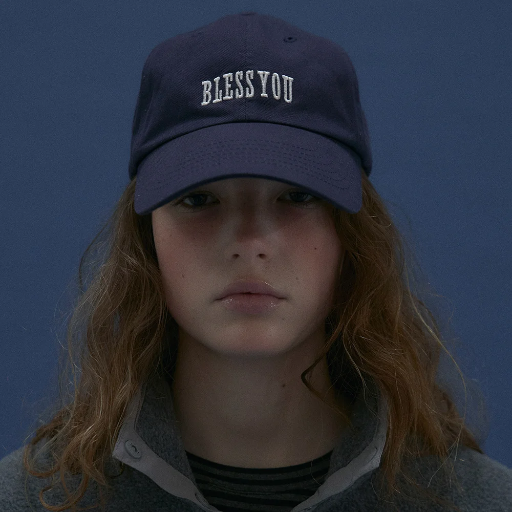 BLESS YOU Ball Cap_Vintage Navy