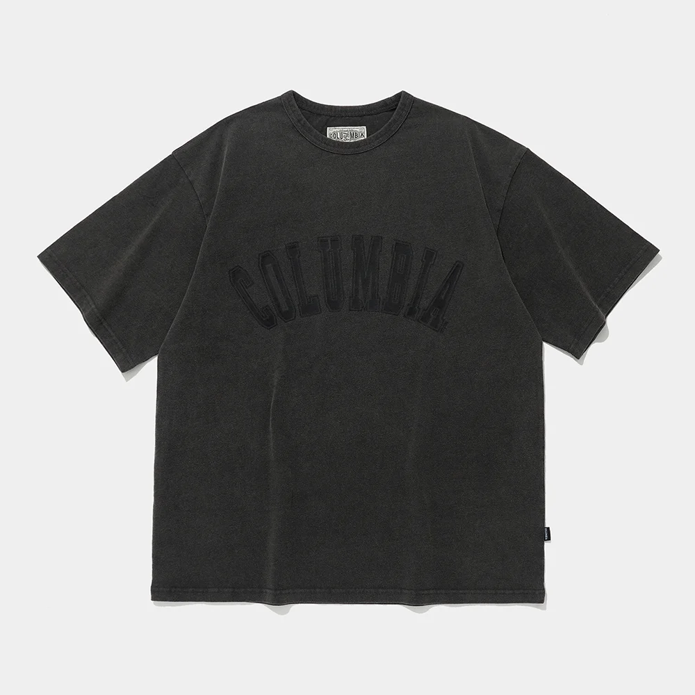 COLUMBIA TOT DYED S/S T-SHIRTS_CHARCOAL