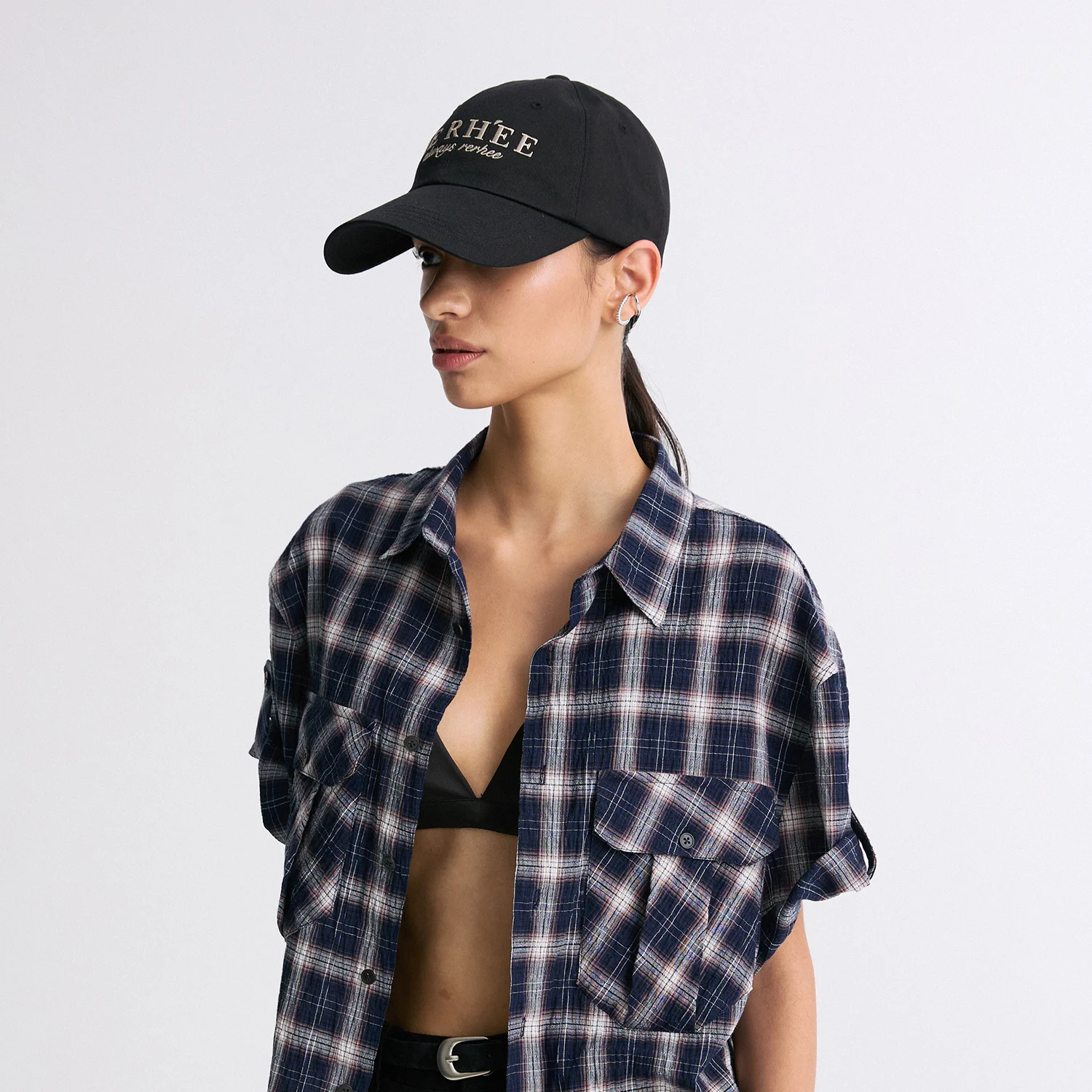 EMBROIDERED LOGO CAP TRUFFLE