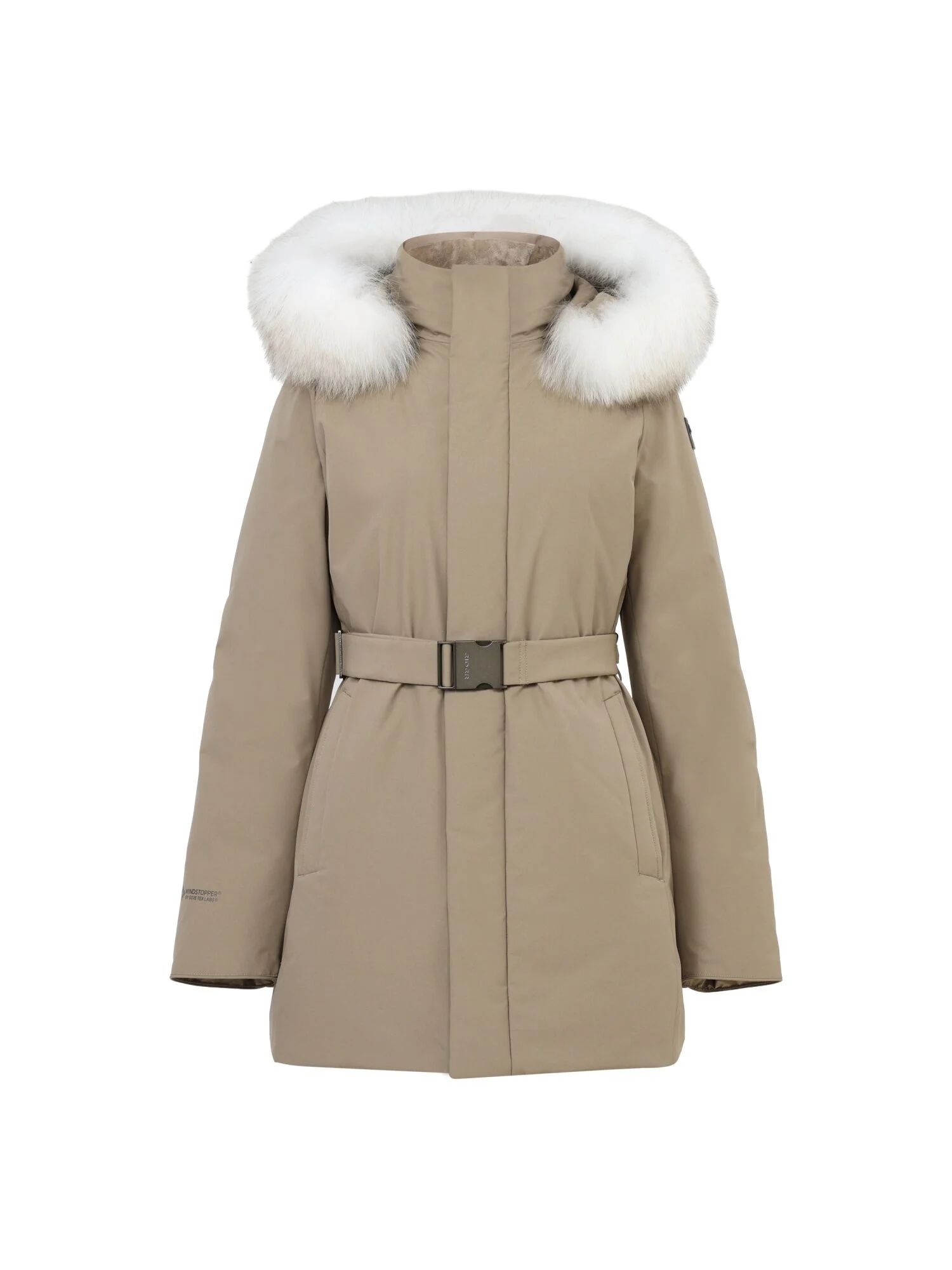 La Reine (Lahenne) 女裝 羊絨 混紡 W/S 中等 Down 外套_MID BEIGE_DWW26566JL