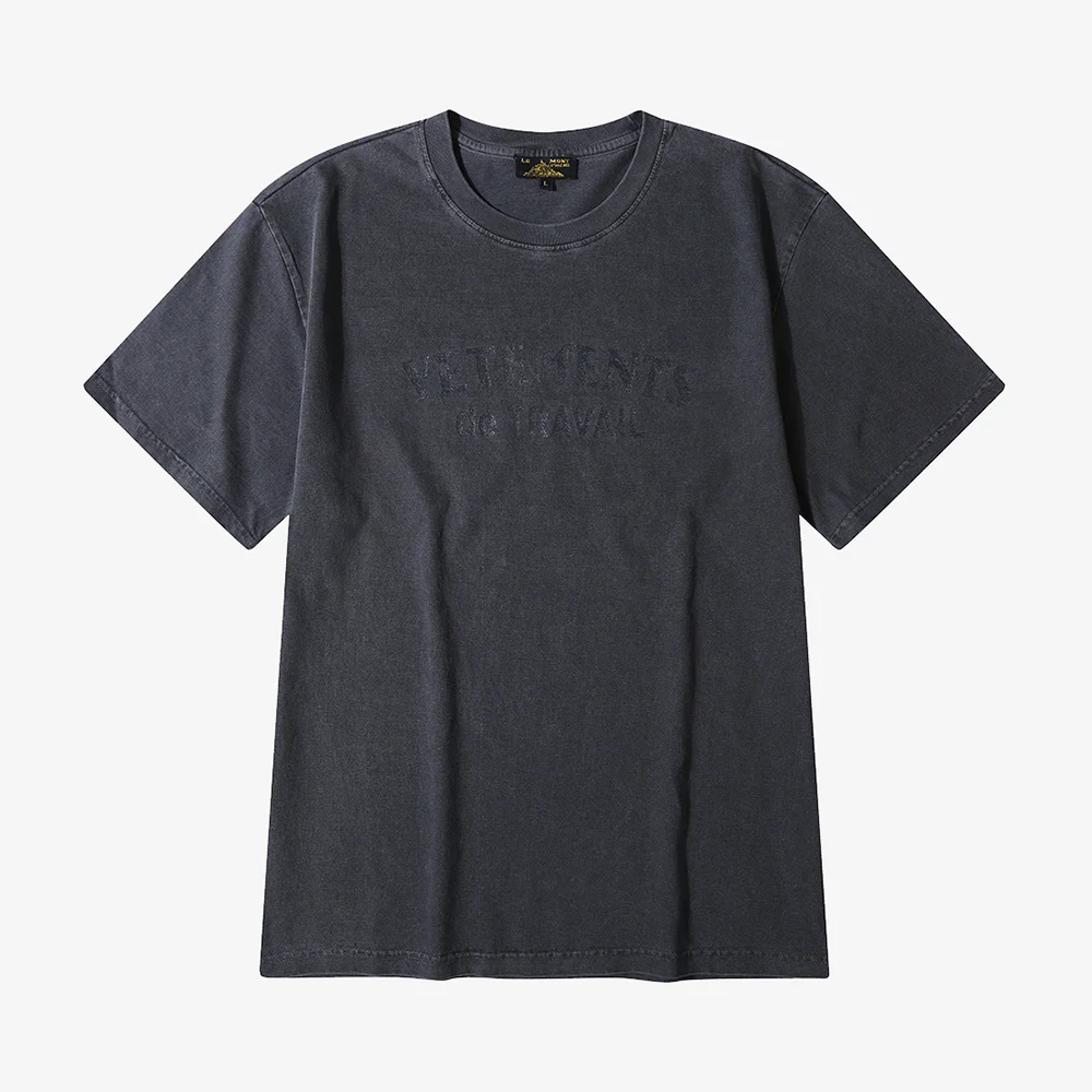 Vintage Washed Unisex T-shirts_Black