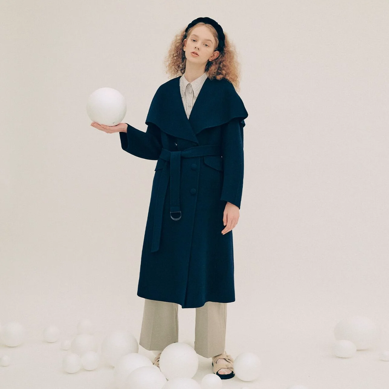 shawl collar half coat SHHCKK0100
