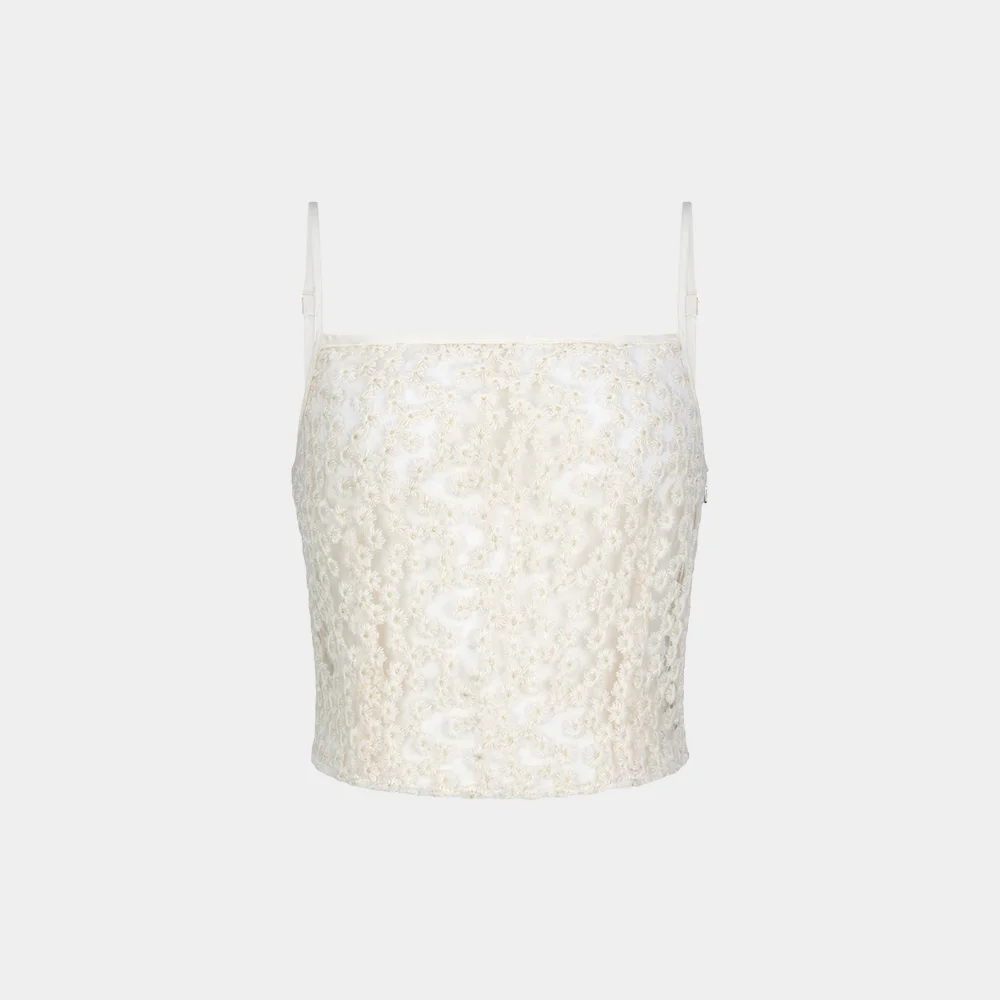 (W) DAISY LACE BUSTIER - IVORY