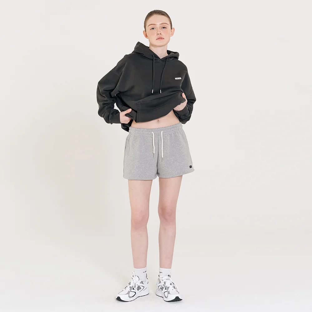 Cotton Soft Banding Shorts 麻花灰