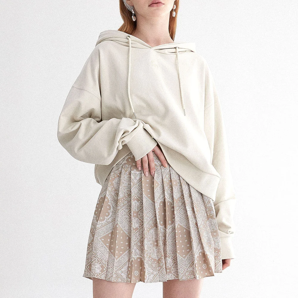 NATURE FABRIC PAISLEY SKIRT (BEIGE)