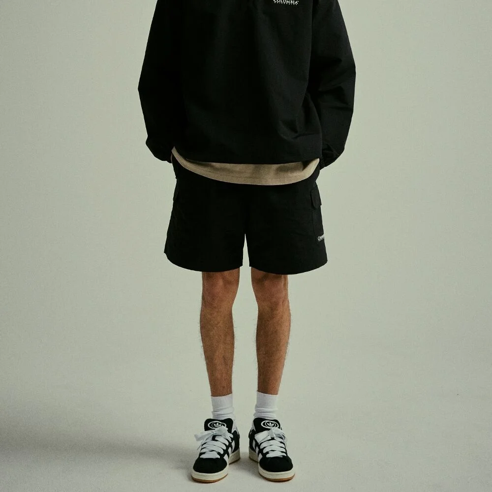 CU SIGNATURE CARGO NYLON SHORTS PANTS 黑色