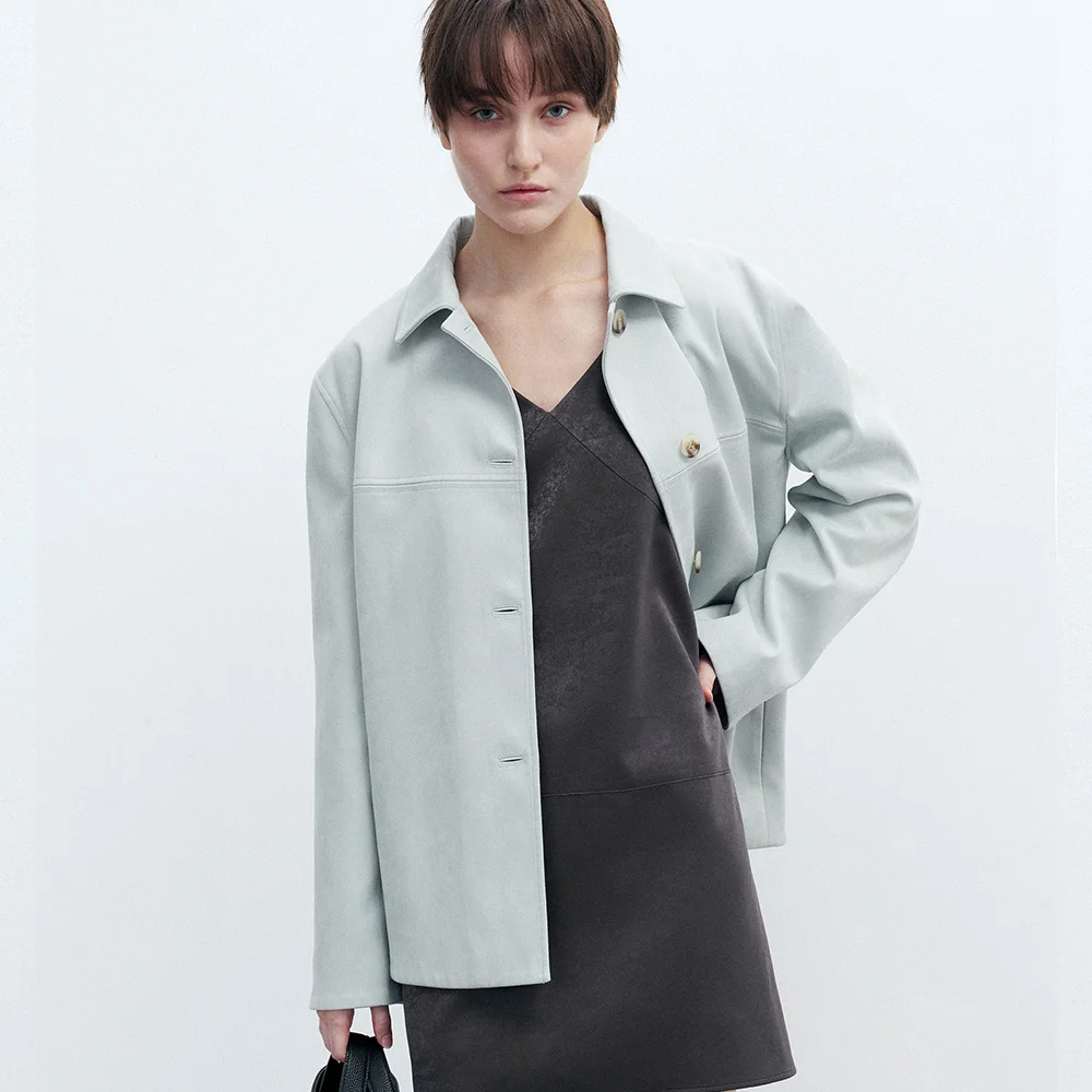 Seine Suede Jacket (Mint)