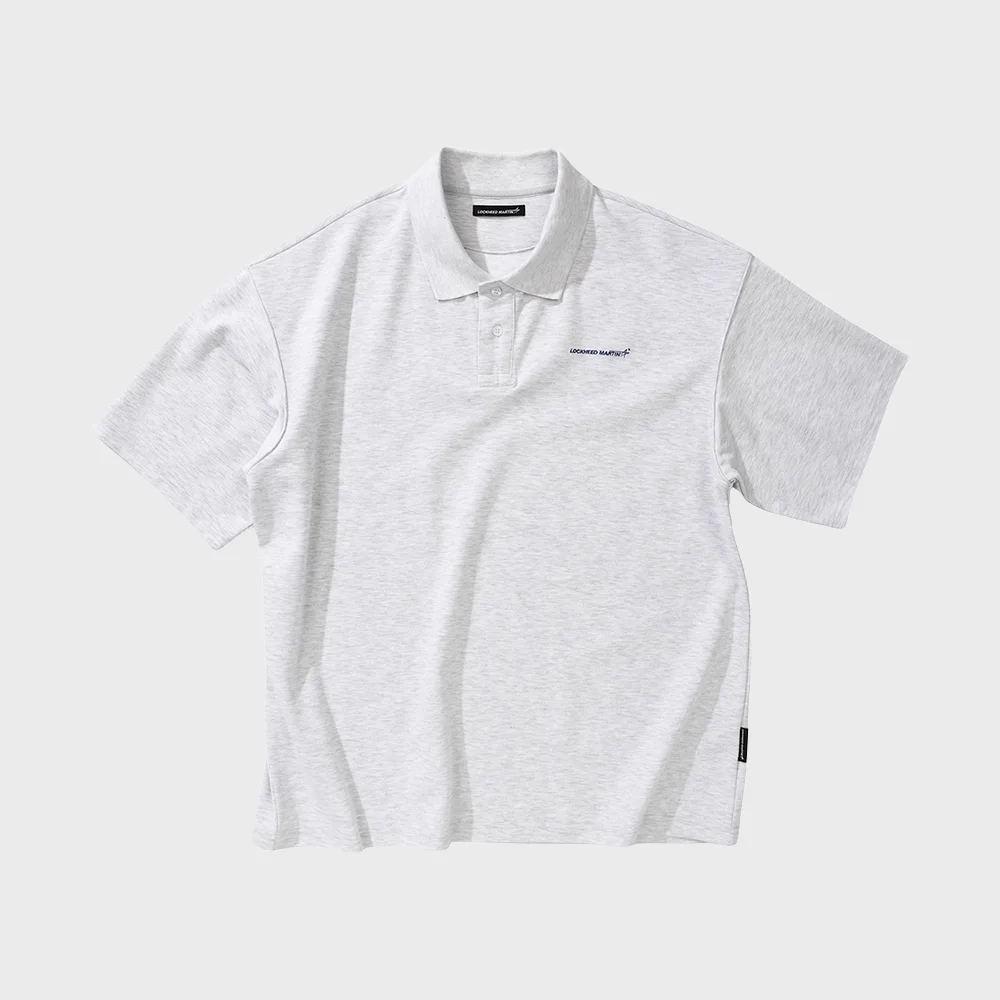 OVER FIT PIPING COLLAR TS (GREY)