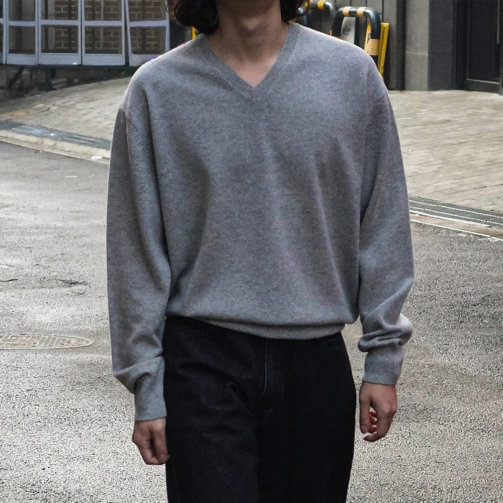 HARU CASHMERE WOOL V-NECK KNIT