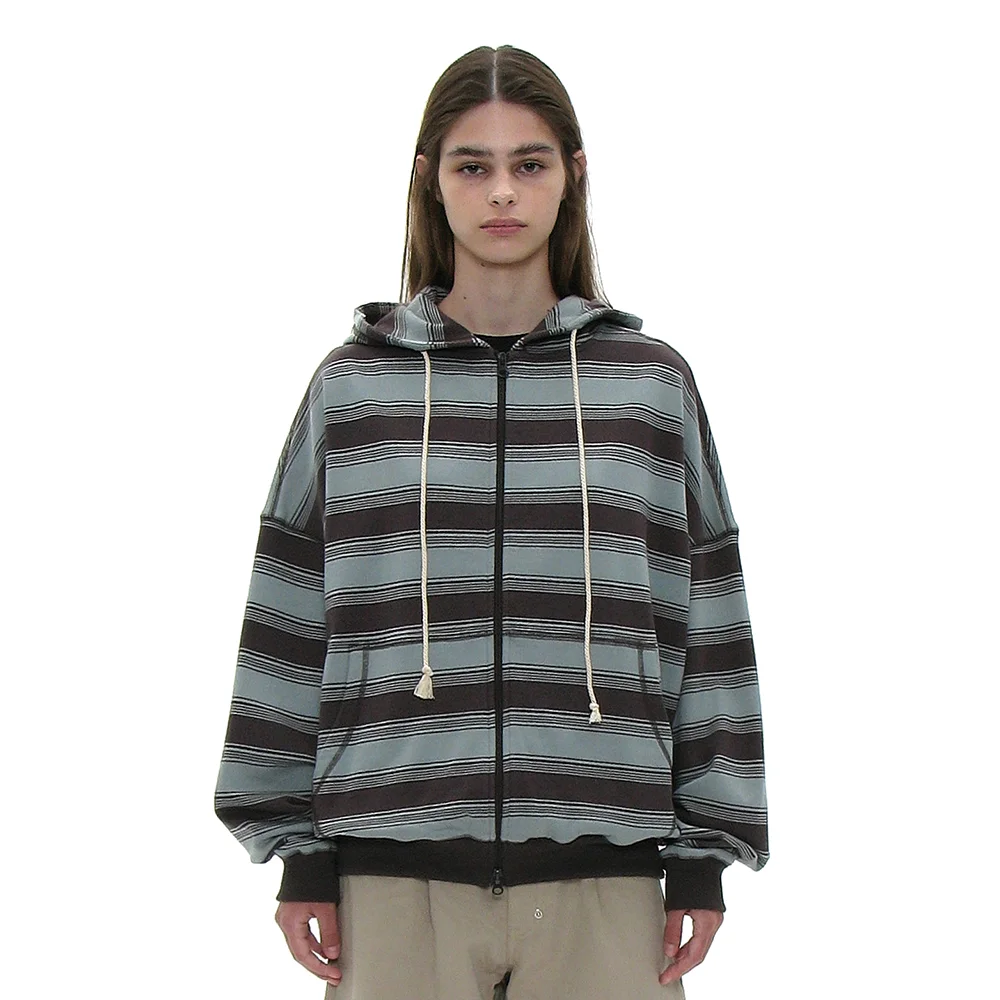 PWC OVERSIZED COCOON FIT HOODIE ZIP-UP_8COLOR