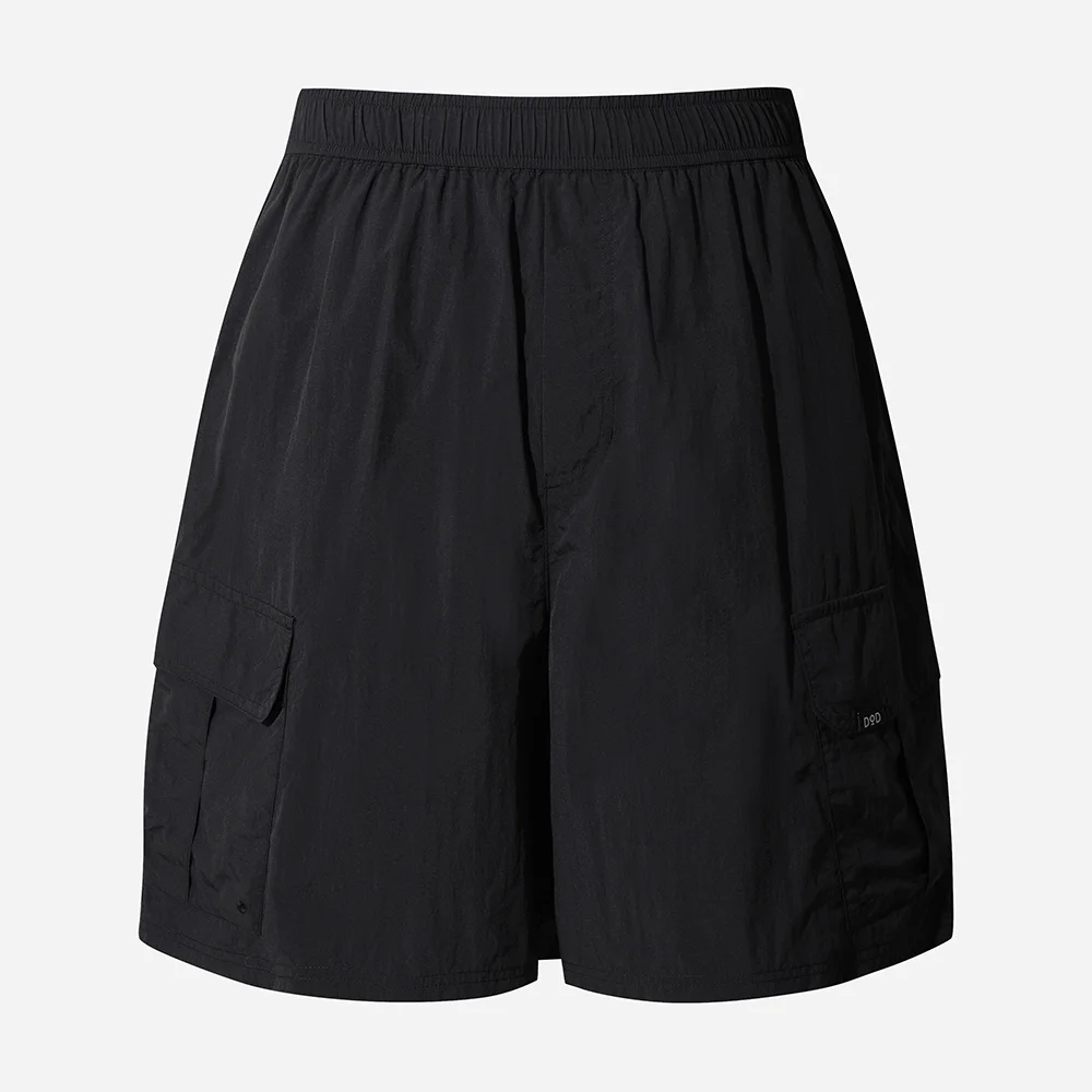 必備款 塔斯隆 口袋 短褲(BLACK)