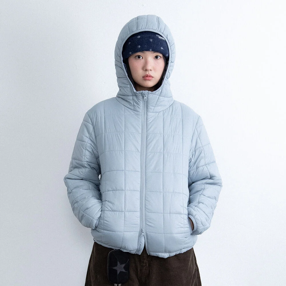 IK HOOD PADDING JACKET_LIGHT BLUE(IK2FWMB900A)