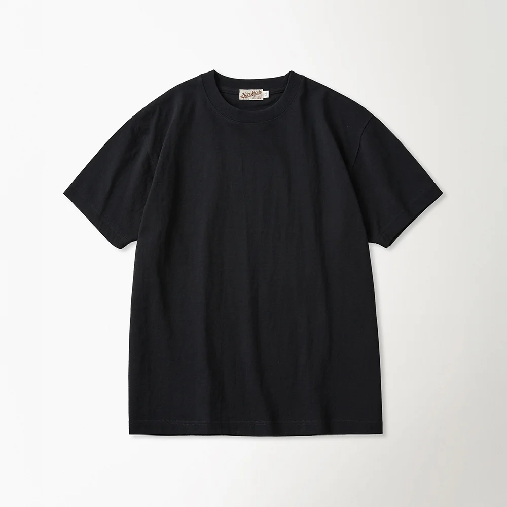 9oz USA Cotton Tubular Tee Black