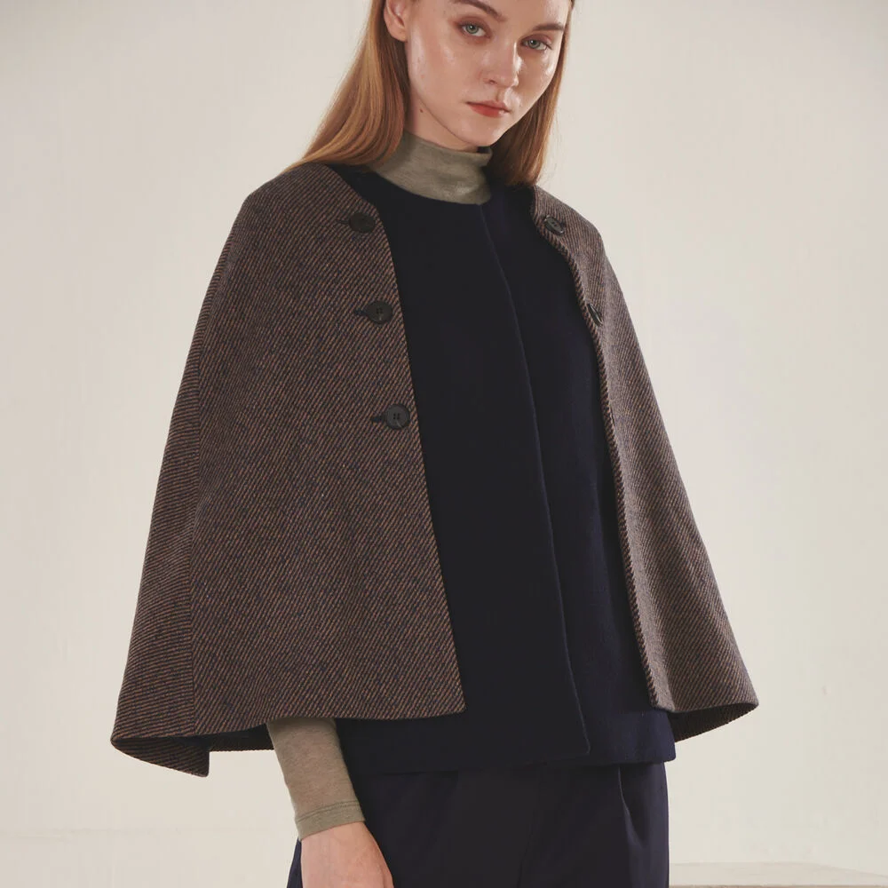 Searation cape coat (BG)