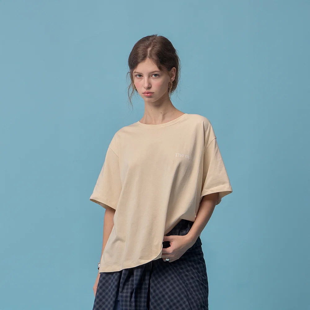 Basket Graphic Tee (Butter Oat)