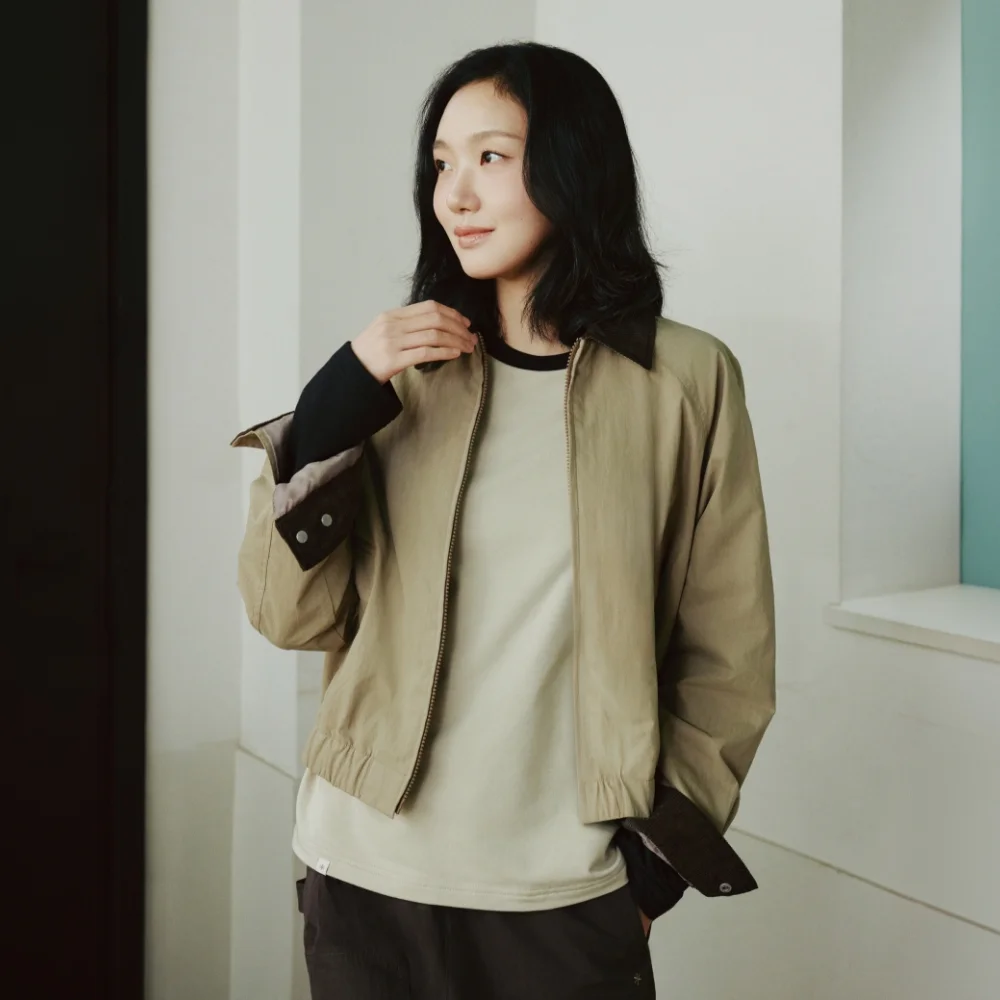 基本款 女裝 撞色 長袖 T恤 Black (S26FWFTL17)
