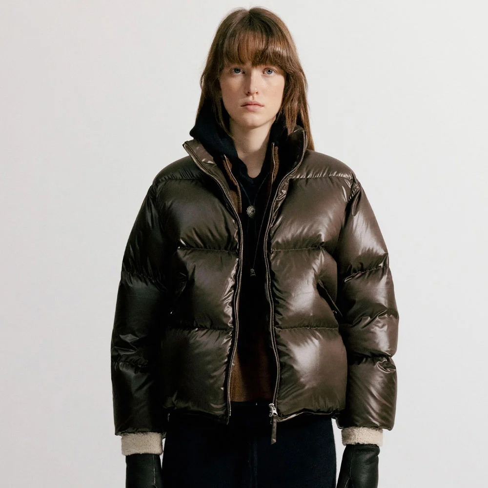 Hoore puffer jacket (Vintage brown)