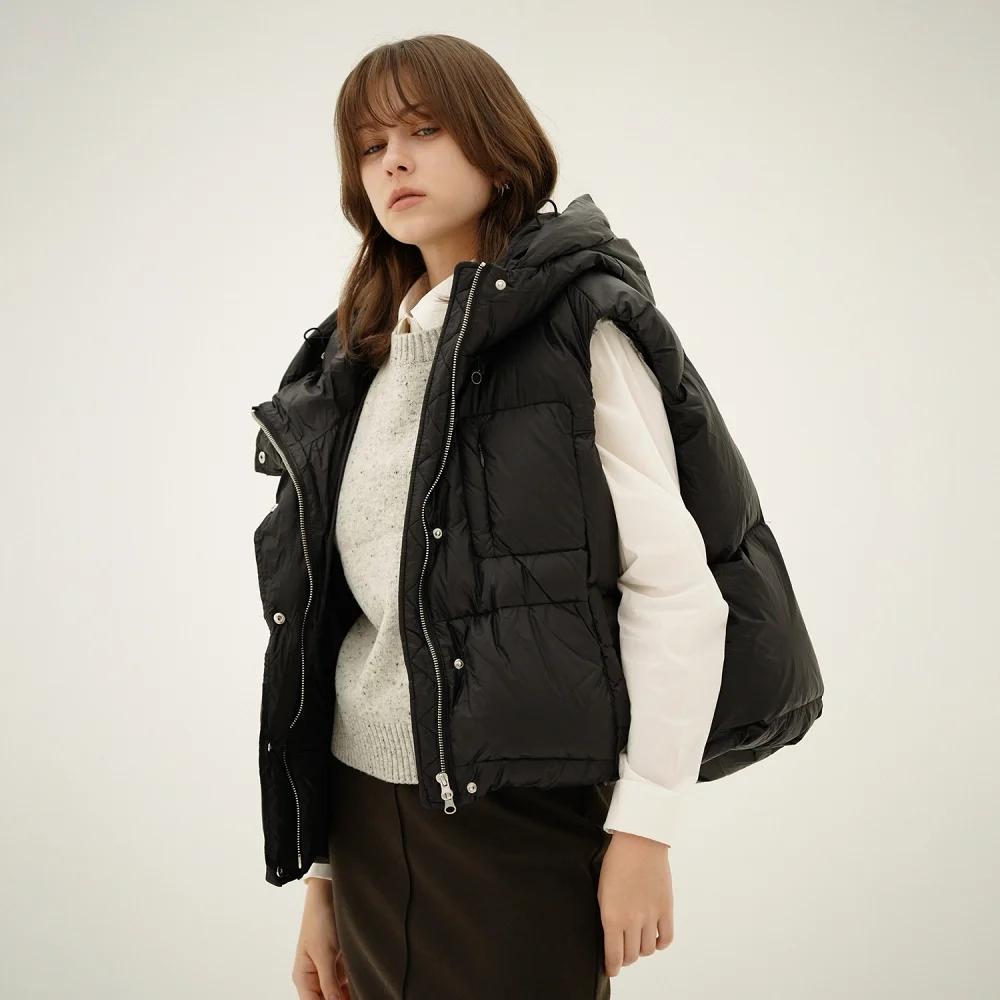Puffer Down Vest _Black