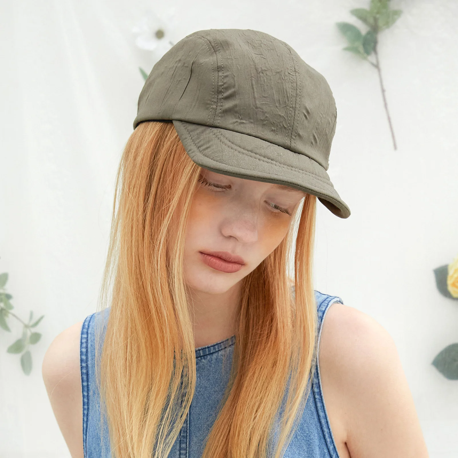 Oh Boy Cap – Wrinkled Cotton Khaki