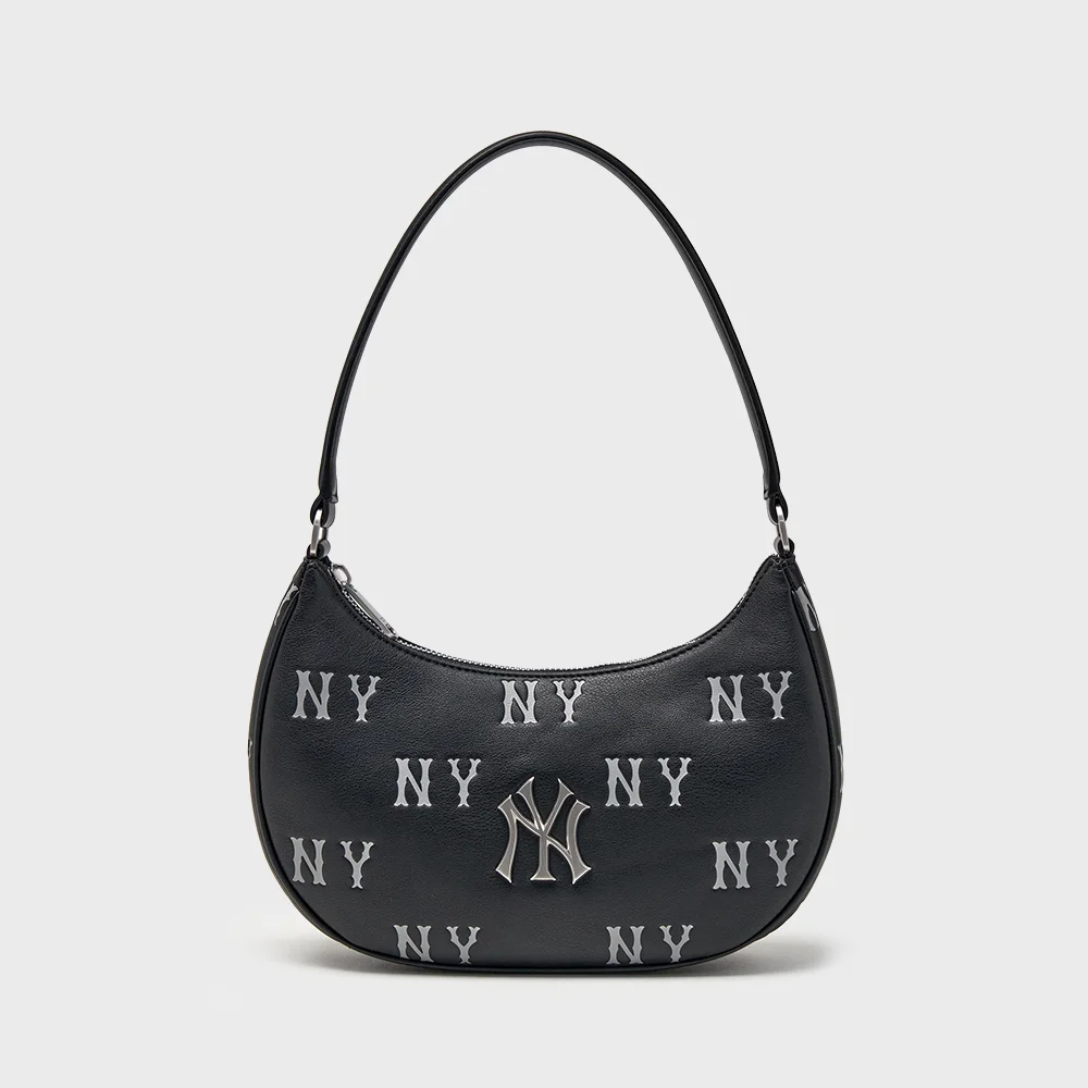 經典 Monogram 壓紋 Hobo Bag NY (Black)