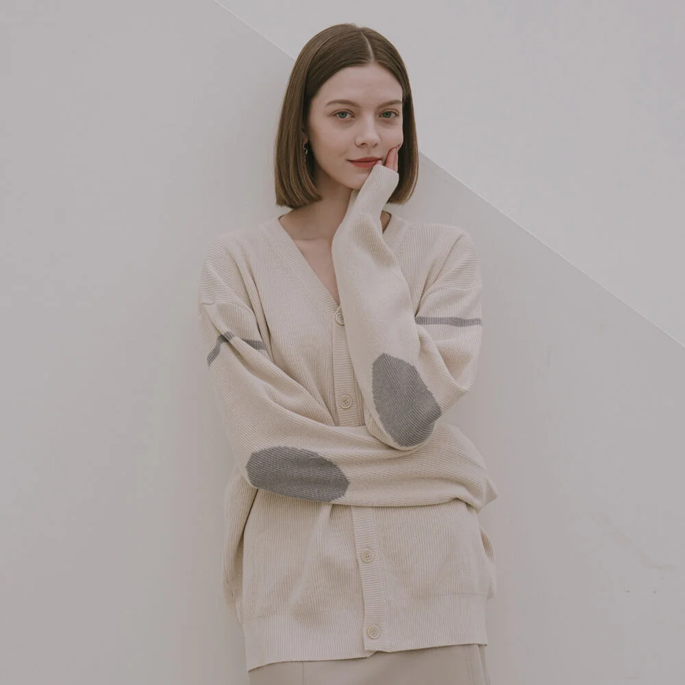 HAZI CARDIGAN_OATMEAL (W)