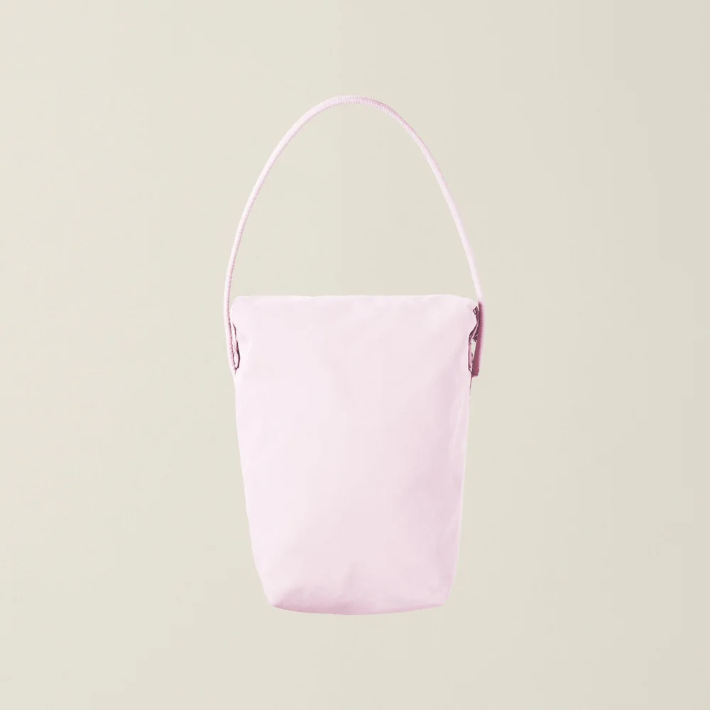 GARMENT DYED SHOULDER BAG SHELL PINK
